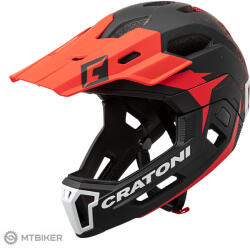 Cratoni C-Maniac 2.0 MX sisak, fekete/piros (L/XL (58 - 61 cm))