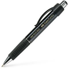 Faber-Castell Химикалка Faber-Castell Grip Plus, 0.4 mm дебелина на писане, син цвят на писане, черна