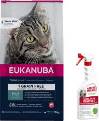 EUKANUBA EUKANUBA Grain Free felnőtt lazac 10kg + Nature's Miracle Stain&Odour REMOVER DOG 473ml GRATIS