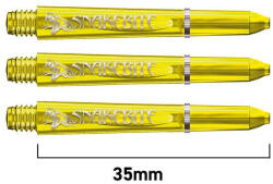 Dart szár rövid Red Dragon Snakebite VRX, citromsárga 35mm (készlet erejéig! )