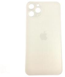 Apple iPhone 11 Pro, Akkufedél + ragasztó, (nagy lyukú verzió), fehér (OEM)