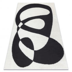DW Covor abstract crem-negru Mode Dimensiuni: 140x190 cm Covor