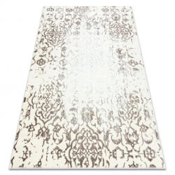 DW Covor texturat crem-maro Ornament Dimensiuni: 160x220 cm Covor