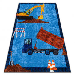 DW Covor albastru antiderapant pentru copii Junior Dimensiuni: 160x220 cm Covor