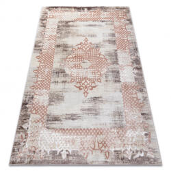 DW Covor texturat bej-roz Ramka Dimensiuni: 180x270 cm Covor