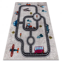 DW Covor antiderapant pentru copii Junior, bej-negru Dimensiuni: 160x220 cm Covor