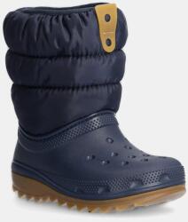 Crocs gyerek hótaposó CLASSIC NEO PUFF BOOT sötétkék, 207683 - sötétkék 22/23