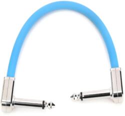 Ernie Ball 6455 Flat Patch Kábel 15cm Kék