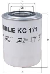 MAHLE Üzemanyagszűrő MAHLE KC 171 for CASE IH, NEW HOLLAND, IVECO, SPERRY NEW HOLLAND, … (KC 171)