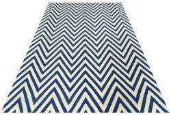 Bakero Kelim Zig Zag dark blue Szőnyeg (120x180 cm) (704)