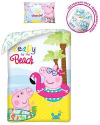 Peppa malac Beach ágyneműhuzat 140×200cm, 70×90 cm (HAX601042) - oliviashop