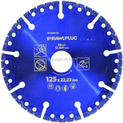 Rawlplug RT-DDE - disc diamant Multi pentru aluminiu, cupru, plastic (Variante produs: 125 x 22.23 x 10 mm) (RT-DDE-125) Disc de taiere