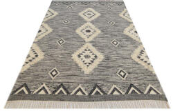 Bakero Kelim Dover ivory/black Szőnyeg (160x230 cm)