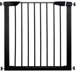 SPRINGOS védőkorlát, biztonsági kapu, állítható, fém műanyag szerkezetű, 75-82 cm, - Fekete (SG0002)