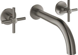 GROHE Atrio 3-lyukas mosdócsaptelep M-es méret, Brushed Hard Graphite 20661AL0 (20661AL0)