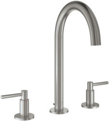 GROHE Atrio 3-lyukas mosdócsaptelep L-es méret, supersteel 20649DC0 (20649DC0)