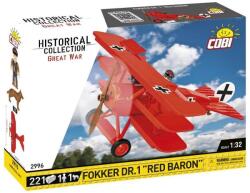 COBI Great War Fokker Dr. I Red Baron, 1: 32, 206 p, 1 f (CBCOBI-2996)