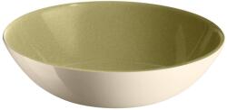 Emile henry (Франция) Керамична купа за салата emile henry salad bowl - Ø22.5 см - цвят зелен и екрю (eh 3322-v0)