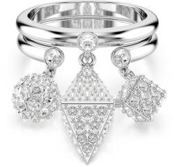 Swarovski gyűrű DEXTERA 2 db 5701829 - ezüst 55