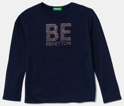 Benetton gyerek pamut hosszú ujjú felső sötétkék, 3I1XC10JS - sötétkék 122