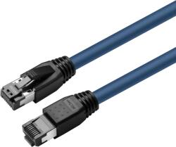 MicroConnect Patch cord CAT8.1 S/FTP 0.50m albastru LSZH (MC-SFTP8005B)