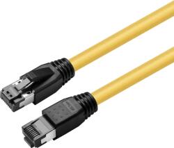 MicroConnect CAT8.1 S/FTP 1m Yellow LSZH, Shielded Network Cable, AWG 24 (MC-SFTP801Y)