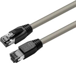 MicroConnect Patch cord CAT8.1 S/FTP 0.25m gri LSZH (MC-SFTP80025)
