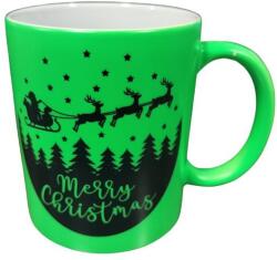 Merry Christmas-neon bögre (MCN01)