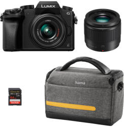 Panasonic Lumix G7 + 14-42mm f/3.5-5.6 + 25mm f/1.7 + Sandisk 64G SDXC + Hama Terra 135 Digitális fényképezőgép