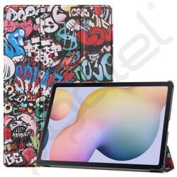 Silverline Tok álló, bőr hatású (aktív FLIP, oldalra nyíló, TRIFOLD, asztali tartó, graffiti) SZÍNES - extratelgsm - 9 999 Ft