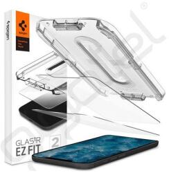Spigen EZ FIT képernyővédő üveg 2db (2.5D, tokbarát, ultravékony, 0.2mm, 9H + segédkeret) ÁTLÁTSZÓ - extratelgsm - 7 499 Ft