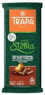 Trapa Stevia tejcsokoládé törtmogyoróval 75 g