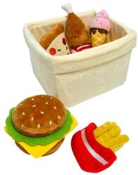 Magic Baby Fast Food în coș - jucărie din pluș (MA24-MB1003)