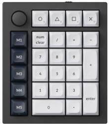 Keychron Q0 Max RGB QMK/VIA gombos numerikus billentyűzet (fekete) (Q0M-M1)