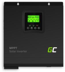 Green Cell INVSOL02 Inverter solar Off Grid cu încărcător solar MPPT 24VDC 230VAC 3000VA/3000W Sinusoidă pură (INVSOL02)