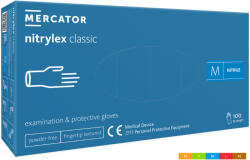 Mercator Medical Nitrylex White púdermentes nitril vizsgálókesztyű fehér 100db (RD30143004)