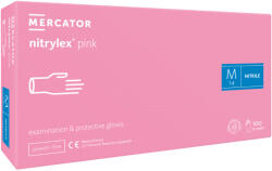 Mercator Medical Nitrylex Pink púdermentes nitril vizsgálókesztyű pink 100db (RD30144005)