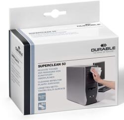DURABLE Tisztítókendő DURABLE műanyaghoz 50 db/doboz (578802)