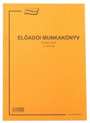  Nyomtatvány előadói munkakönyv A/4 20 lapos - forpami
