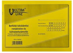 Vectra-line Nyomtatvány kiküldetési rendelvény és költségelszámolás VECTRA-LINE fekvő