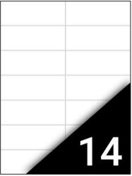 FORTUNA Etikett FORTUNA 105x42, 4mm univerzális 1400 címke/doboz 100 ív/doboz (10694) - forpami