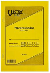 Vectra-line Nyomtatvány pénztárelszámolás VECTRA-LINE A/5 25x2 lapos