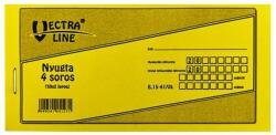 Vectra-line Nyomtatvány nyugta VECTRA-LINE 4 soros 20 db/csomag