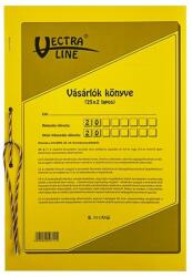 Vectra-line Nyomtatvány vásárlók könyve VECTRA-LINE A/4 25x2 álló GDPR kompatibilis