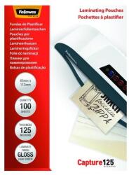 Fellowes Lamináló fólia FELLOWES 83x113 mm 125 mikron fényes 100/csom (5307101) - forpami