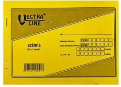 Vectra-line Nyomtatvány számlatömb VECTRA-LINE 50x3 fekvő 1 áfás