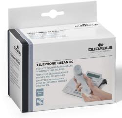 DURABLE Tisztítókendő DURABLE telefonhoz nedves 50 db/csomag (578502)