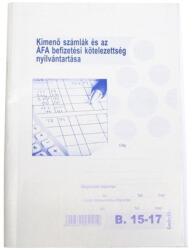  Nyomtatvány kimenő számlák nyilvántartója A/4 - forpami