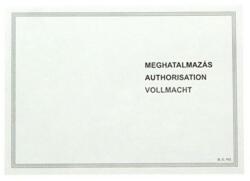  Nyomtatvány meghatalmazás gépjármű használatra A/6 (22959) - forpami