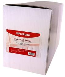 FORTUNA Iratspirál műanyag FORTUNA 38mm 281-340 lap fekete 50/dob - forpami